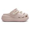 Crocs Bubble Jellyfish Pink Bead Bubble EVA Sweet and Cute Personality Hole Shoes Unisex Pink