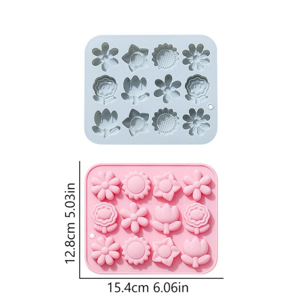Silikonová forma na dýňové listy a květy Podzimní javorové listy Fondant Čokoláda Cupcake Želé Cukroví Dezerty Ozdoba dortu