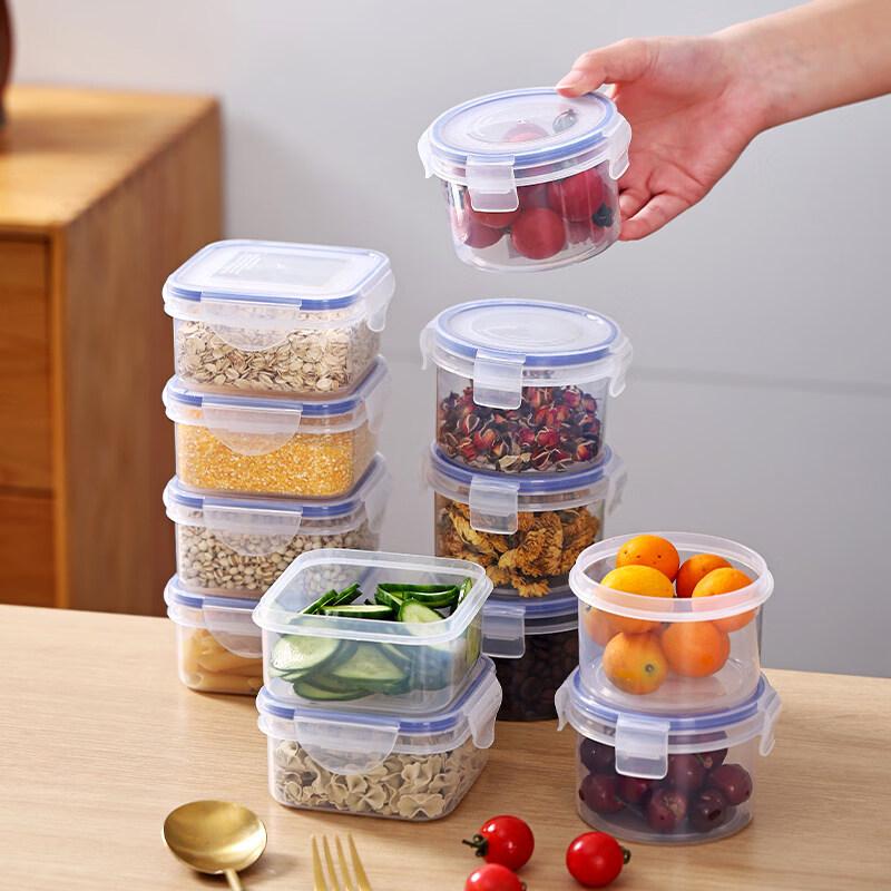 ZISIZ Small Food-Grade Plastic Fresh-Keeping Box
