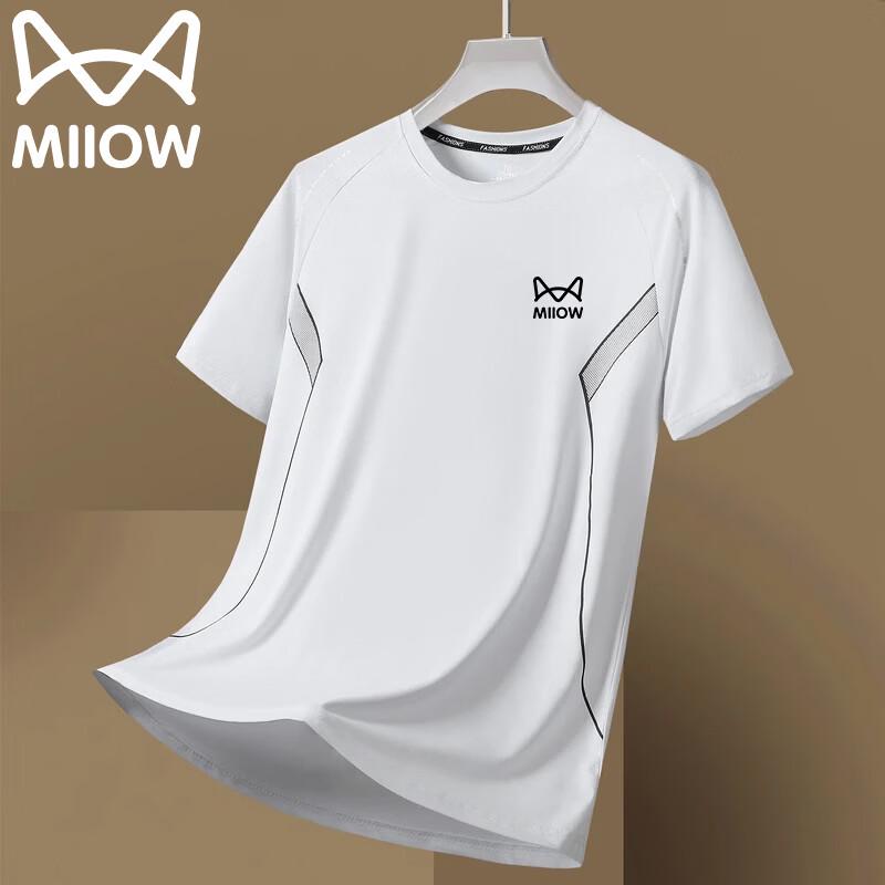

MiiOW Men s Short Sleeve Ice-Feel Quick Dry T-Shirt XL