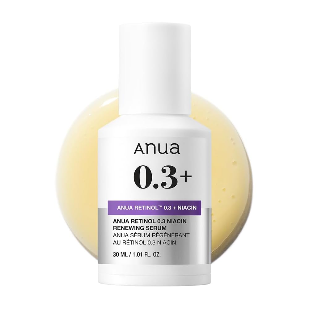 

Anua Retinol 0.3 Niacin Serum 30ml Hydrating Pore Care Skin Serum Korean Skincare