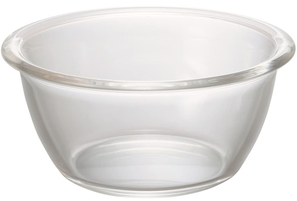 

HARIO (Hario) Made in Japan Heat-Resistant Glass Salad Bowl, 300ml, BUONO kitchen HSB-30-BK, Clear