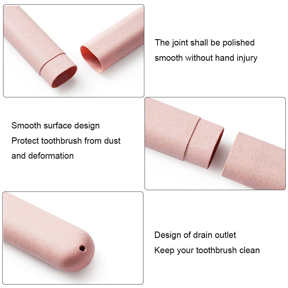 Portable Chopsticks Pencil Box Protector Toothbrush Tooth Brushes Case Storage