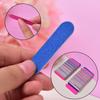 100Pc Mini Nail File 100/180 Grit Pink Blue Wooden Nail Grinding Files Art Tools