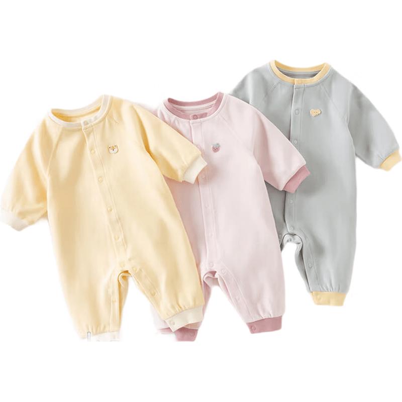 David Bella Unisex Baby Long Sleeve Romper