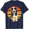 Retro Basset Hound T-Shirt Men Women Kids Gift Men Clothing Graphic T Shirts Cotton Four Seasons Daily Tees Short