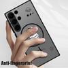 Clear Matte Wireless Charge Magnetic Case For Samsung S25 Ultra S24 FE S23 Plus S22 S21 Shockproof Soft Edge Phone Cover