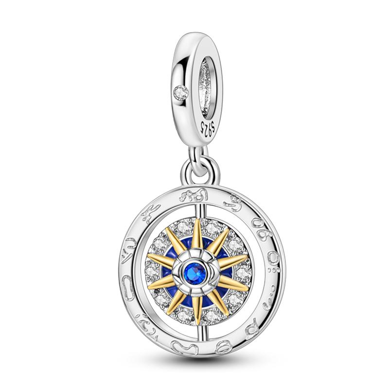 100% Rame Zircone Scintillante Occhio del Diavolo Occhio di Horus Auguri Migliori Portafortuna Perline Adatte a Braccialetti da 3 mm Gioielli Fai da Te