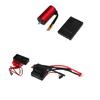 RC Brushless Motor Set 2150KV with 120A Brushless ESC Dual Fan Heat Sink Program Card Combo Set For Traxxas 1/8 RC Crawler