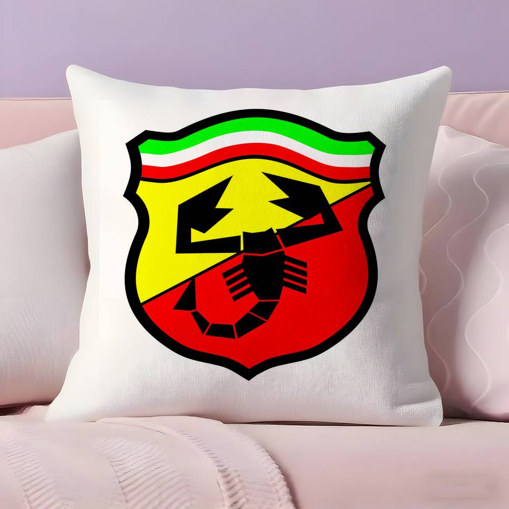 A-Abarth Scorpion Pillow Case Ultra Soft Skin Friendly Fabric Cloud Like Comfort & Concealed Zipper