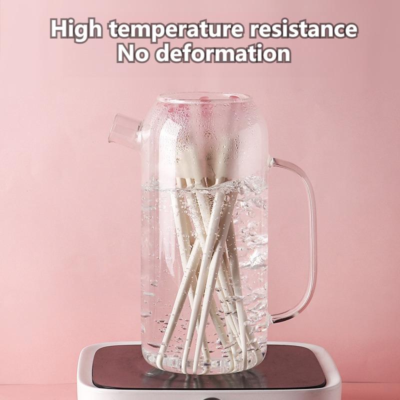 Japanese Chopsticks Alloy Amber Cherry Blossom Antibacterial Anti-slip High Temperature Resistant Reusable Kitchen Tableware