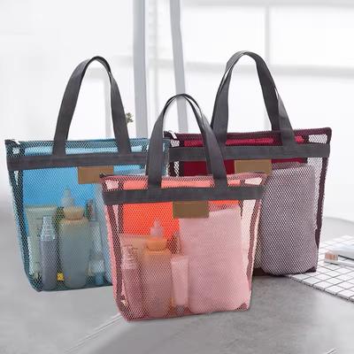Travel Beach Organization Storage Bag Closet Organizer Clothing Portable Outdoor Wash Swimming Bag Mesh Storage Bag Travel Bag