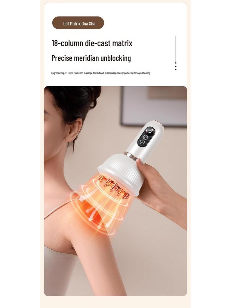 Wireless Heating Slimming Belly Massager with Full Body Vibration and Meridian Dredging Electric Brush