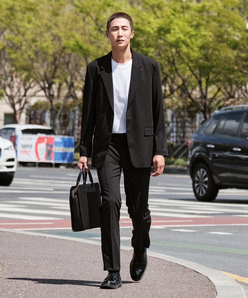 Stco Vibe-Shift Fluid Blazer_Black (Oversized)_Sejwb12Osb