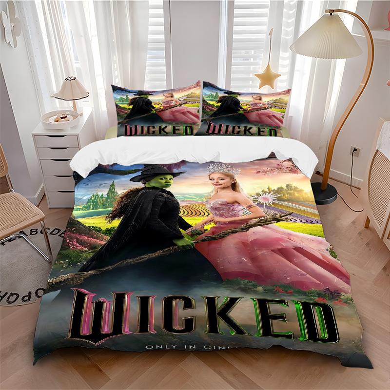 Fantasy Adventure Print 3Pcs Bedding Setduvet Cover With 2 Bedropillowcase Home Birthday Gift