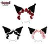 Kuromi Plush Headband Lolita Lace Hair Accessory Adorned Girl Headdress
