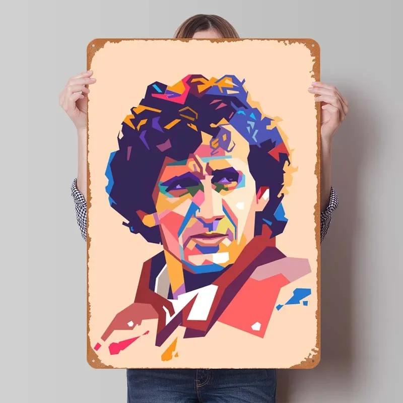 Alain Prost Metal Sign Racing Poster Art Mural Retro Tinplate Sign for Wall Art Decoration Coffee Bar Vintage Home Decor Items