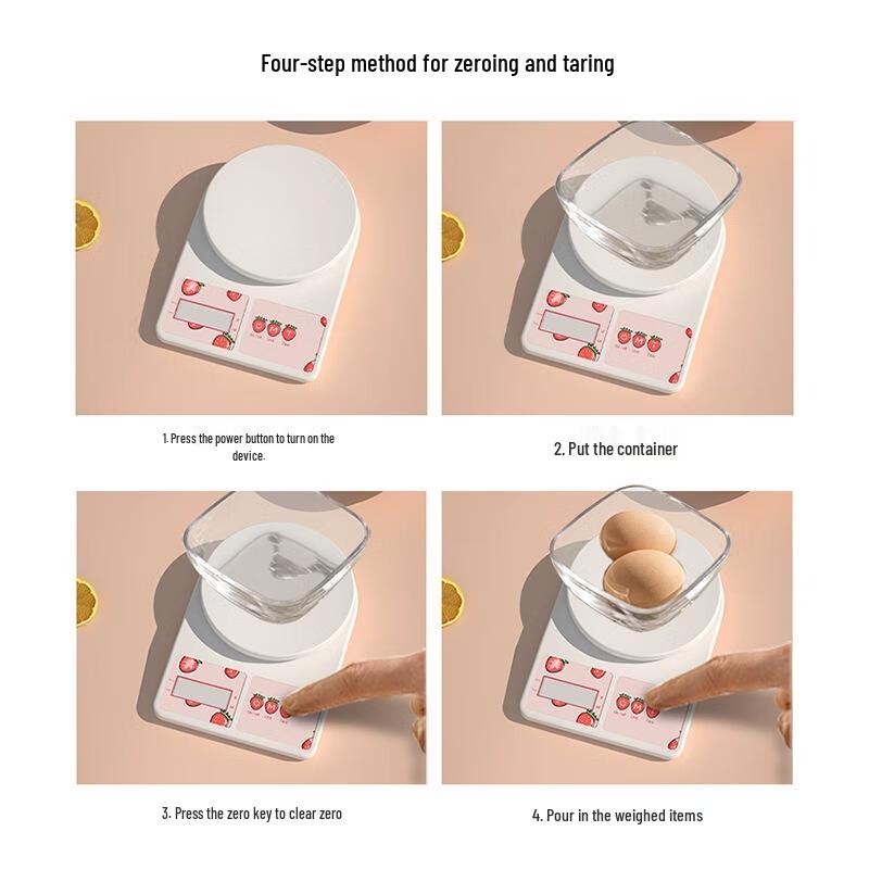 JINGRUIXIANG High-Precision Digital Kitchen Food Scale
