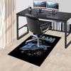 1pc Dream Money Home Office, Durable Polyester Floor Mat with Easy, Office Decor, Urban Style, Nonslip Backing