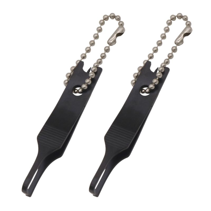 2Pcs Multifunctional Fishing Line Pliers Double Opening Pliers Fishing Tackle Accessories Fishing Line Tweezers