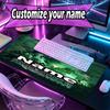 Custom Name Personalized Final Fantasy Pattern Mousepad, Laptop PC Desk Mat, Decorative Desk Mat for Home Keyboard Pad Gift