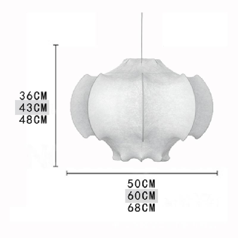 Nordic Minimalist Italian Silk Pendant Lamp for Living Room, Dining Room, Bedroom, and Villa