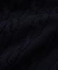 Covernat Woman Cable Knit Vest Navy