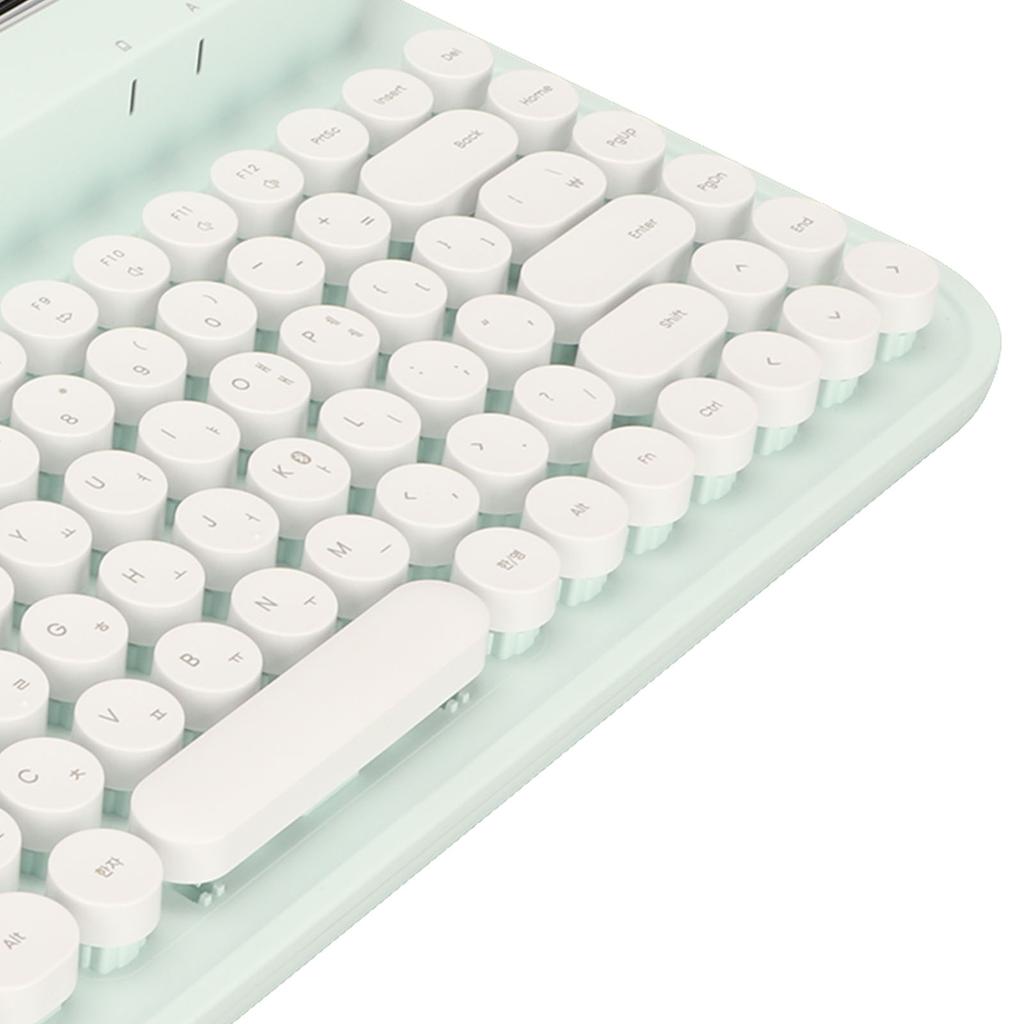 Vintage   Keyboard 86 Keys Portable Wireless Keyboard with Integrated Stand for   for   for