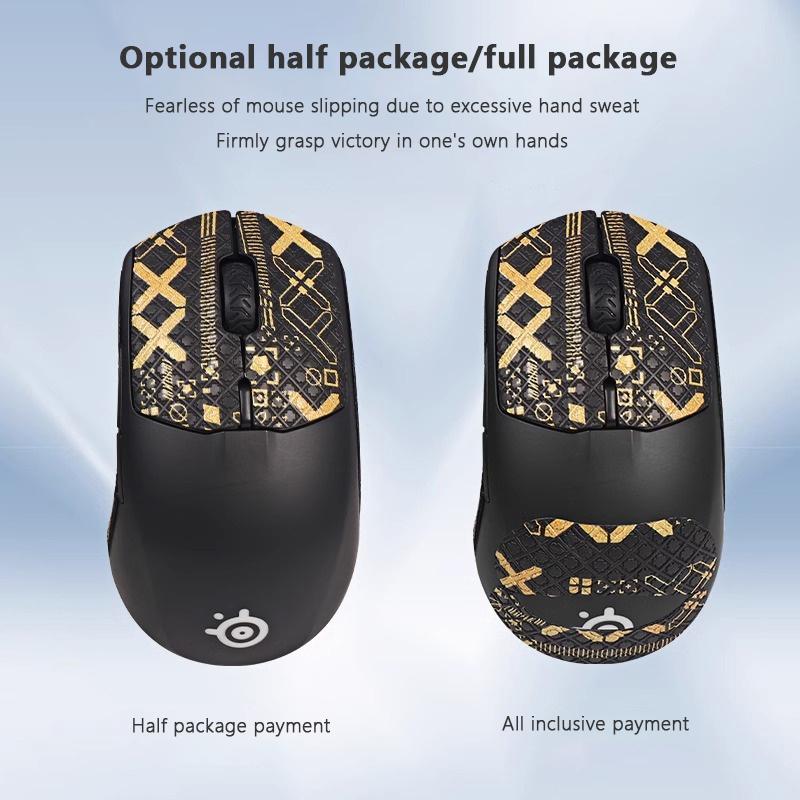 Anti-Slip Mouse Sticker Sweat-Absorbent Wear-Resistant Protective Grip Tape For Steelseries Rival 3 E-Sport Gaming Accessories