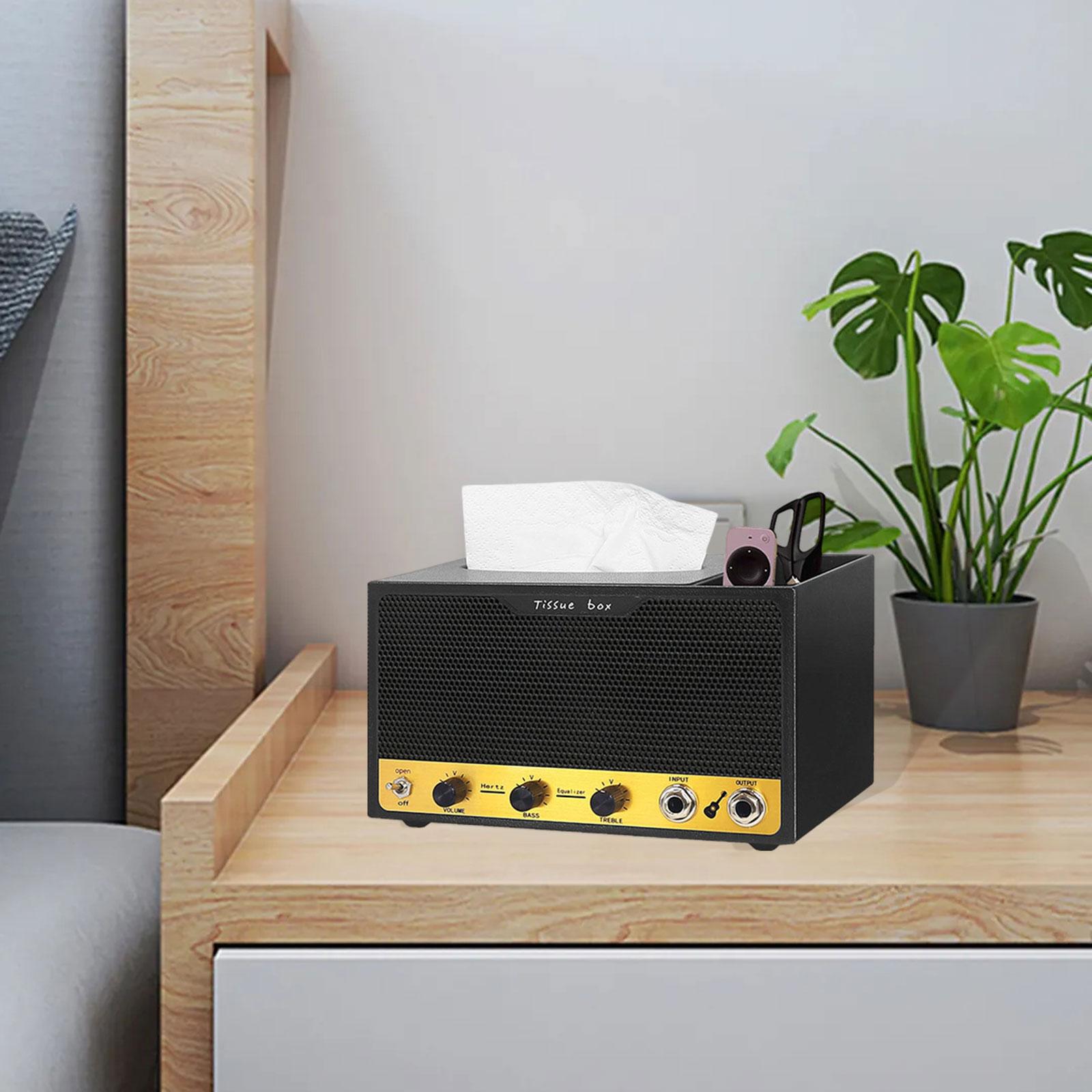 Чехол для салфетницы Держатель для салфетницы Креативный ретро-дизайн Держатель для медиаторов Многофункциональное хранение Декоративный для спальни