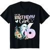 6e Verjaardag Dolfijn Meisje 6 Jaar Oud Zes Eindelijk 6 Verjaardag T-Shirt(1)
