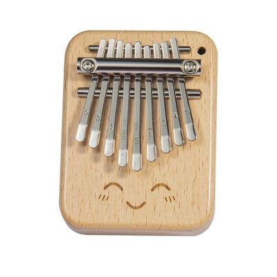 9-Key Tiny Kalimba Small Wooden Thumb Piano Pocket Sized Plucked Music Instrument For Students And Beginner Travel Use