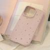 Pink star graffiti phone case suitable for Apple 16 Pro Max, iPhone 17, Korean style simple, full coverage for 13, soft for 15