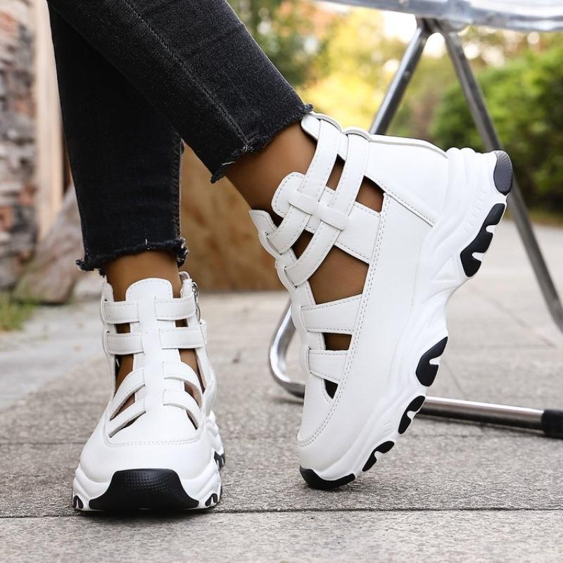 2026 Summer New Plus Size Women's Sandals Fashion Round Head Leisure Sports Baotou Sandals Women's Shoes