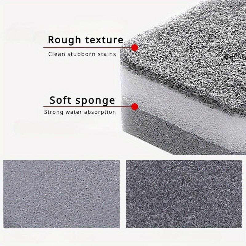 5 Pieces of Multi-purpose Kitchen Cleaning Sponge with Double-sided Dishwashing and Pot Washing Pads Suitable for Households