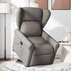 VidaXL Recliner Massage Chair Taupe Fabric 3303391