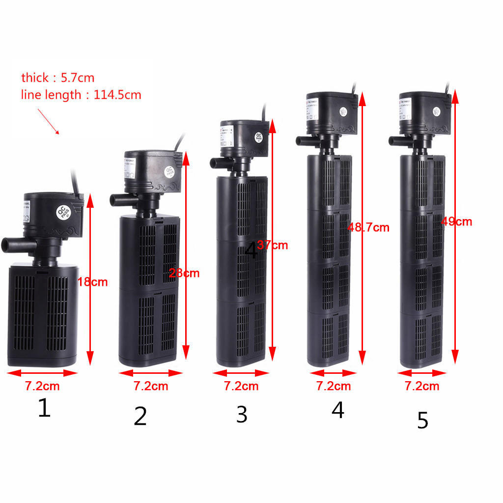

Аквариум Аквариум Аквариум Внутренний фильтр Водяной насос Распылитель HX1180F2 12W 1000L/H