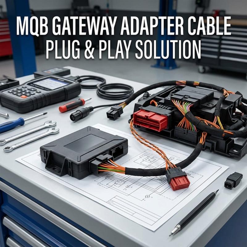Plug Play MQB Gateways Extension Cable For Golf 7 MK7 MK2 MQB Platform Vehicles Adapter Wire Harness No Tools Needed