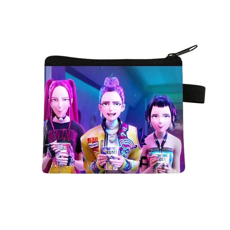 Witch Hunters Change Bag Coin Storage Bag Wallet Short Portable Key Card Bag Cartoon Bag