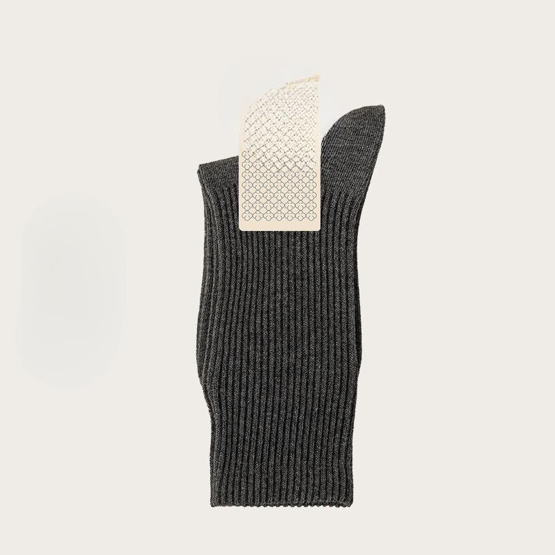 Female Spring and Summer Pure Cotton Deodorant Sweat Absorber 7A Antibacterial Pure Color Boneless Tube Socks