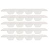 20Pcs Useful Shirt Collar Sweat Absorption Stickers Invisible Stickers (White)