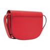 Michael Kors Hally Letter Buckle Solid Color Vintage Faux Leather Shoulder Crossbody Bag Mini Women Bags Red 32F1G2HC1L-602