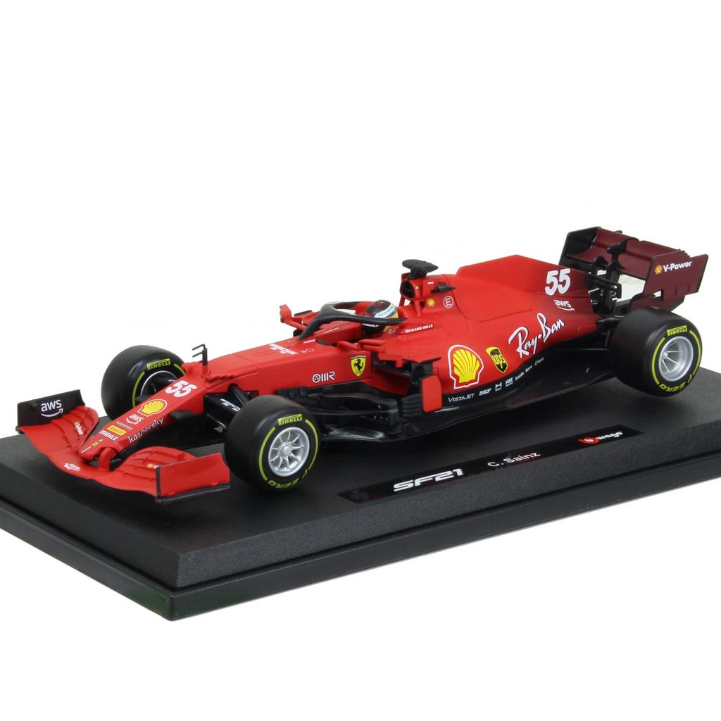 BBURAGO Scale Ferrari SF21 Sainz 2021 1/18 C. BR-18-16809CS