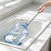 Effortless Cleaning Tool for Mineral Water Barrels Extra Long Stainless Steel Bucket Brush, Flexible High Density Bristle Curved Head Scrubber Narrow