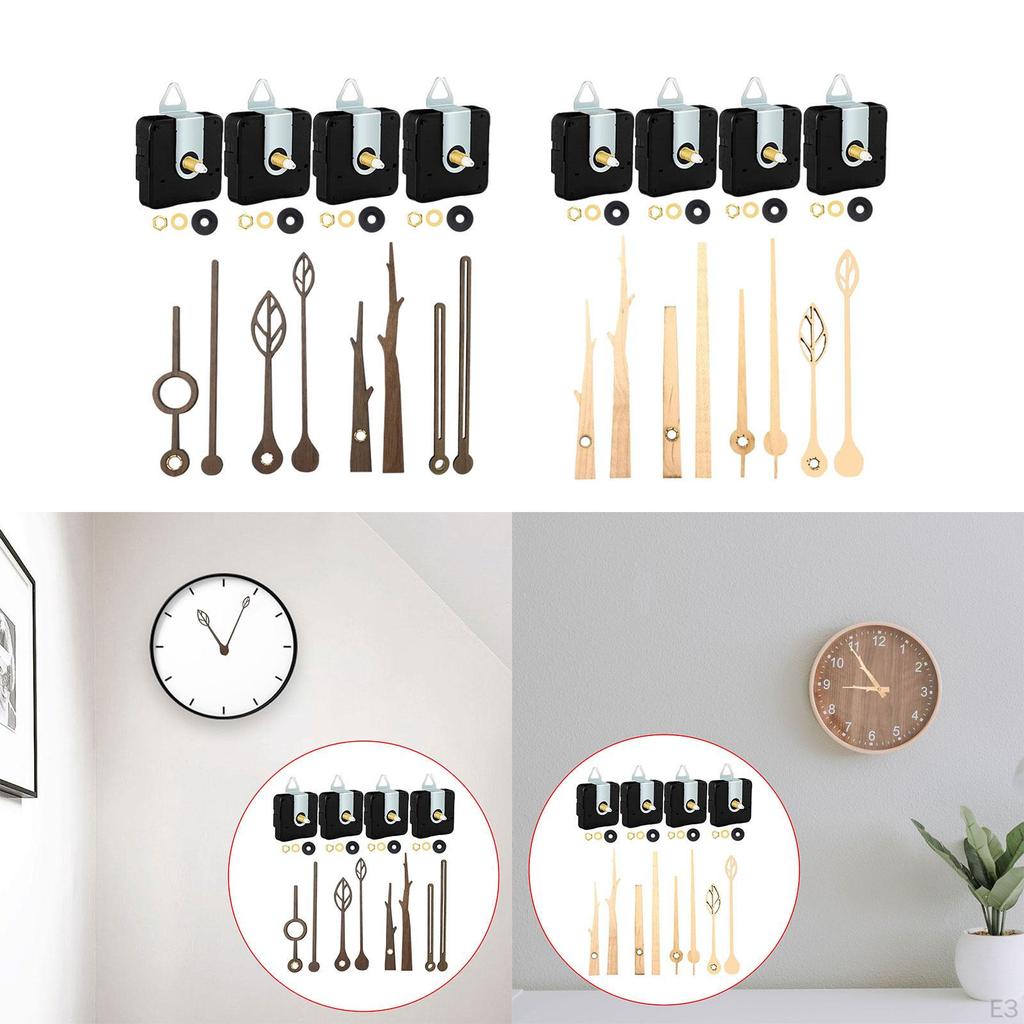 Uhr Bewegungen Mechanismus Einfach zu Installieren Robuste Stille Retro Design Reparatur Teile Ersatz für