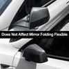 Paste Style Carbon Fiber Texture Rearview Mirror Caps For Tesla Model Y Juniper Side Mirror Housing Exterior Decor Protector