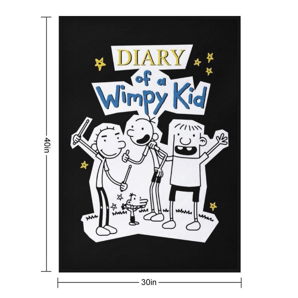 Diary of a Wimpy Kid Wimpy Kid Group Throw Blanket Decorative Sofa Soft Big Blankets For Sofas Giant Sofa Blankets