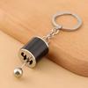 Metal Keyrings Creative Car Transmission Pendant Gear Lever Manual Gear Lever Automatic Keychain Car Styling Accessory
