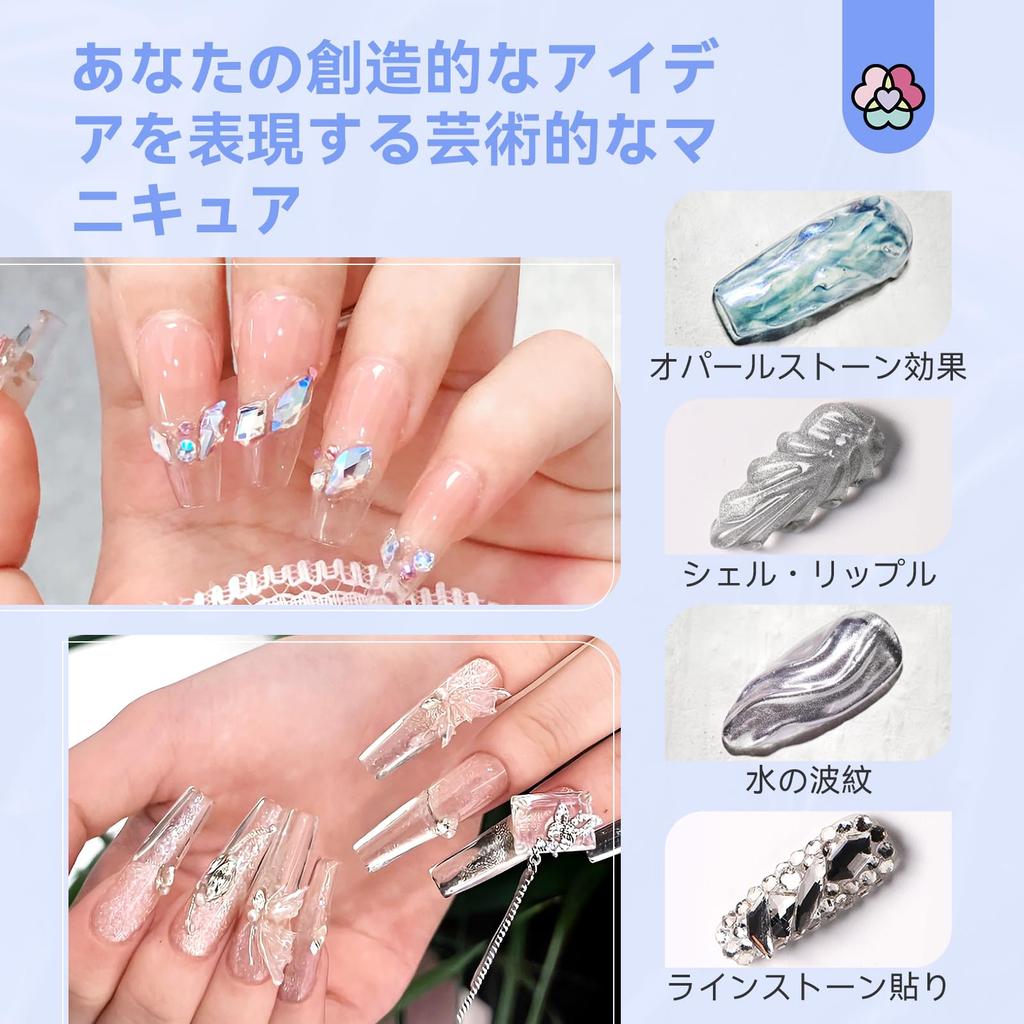 Saviland Gel Nail Builder Clear Gel Repair Supplies 60g Nail Lengthening Nail Light Gel - Strengthening, Gel, Repair, UV/LED Compatible,