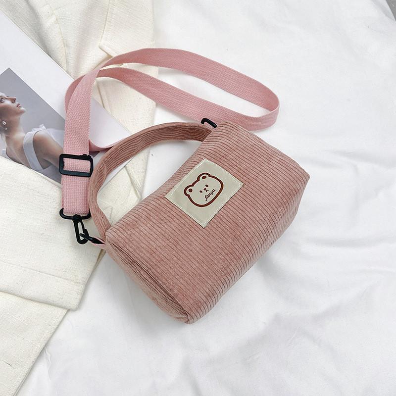 Trendy Corduroy Handbag For Women Fashionable Casual Crossbody Bag 2023 Design